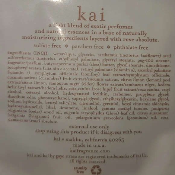 Kai Rose Body Lotion Fragrance by Gaye Straza - 9 Sample packets! - Picture 8 of 16